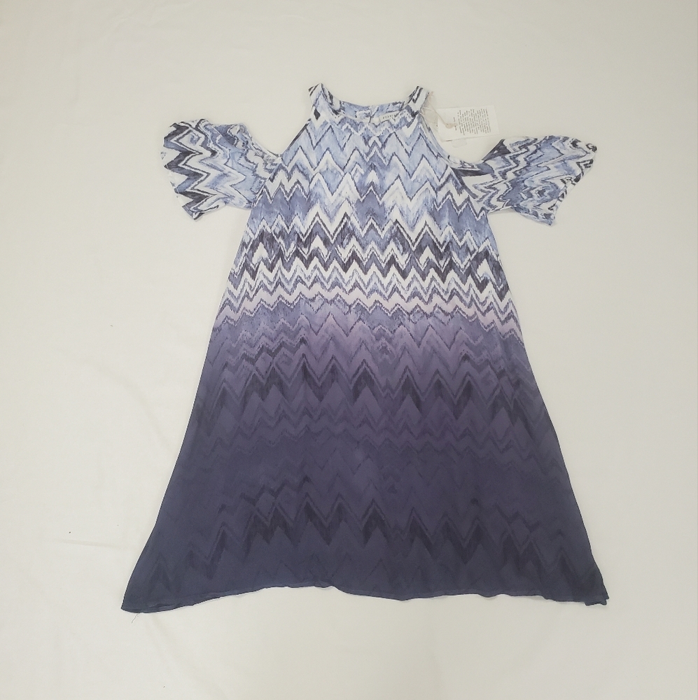 Paper Crane Chevron Print Dress